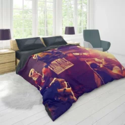 Fernando Alonso Powerful Spanish Formula 1 Player Duvet Cover 1