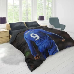 Fernando Torres Active Chelsea Player Duvet Cover 1