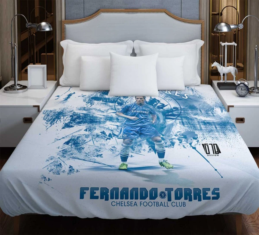 Fernando Torres Chelsea Officiel Player Duvet Cover