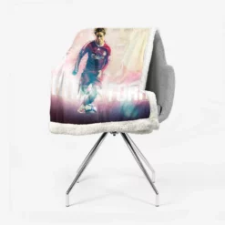 Fernando Torres English League Soccer Player Sherpa Fleece Blanket 2