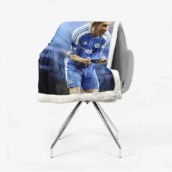 Fernando Torres Exciting Football Player Sherpa Fleece Blanket 2