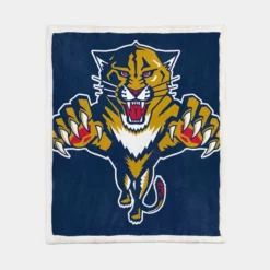 Florida Panthers Exellelant NHL Hockey Club Sherpa Fleece Blanket 1