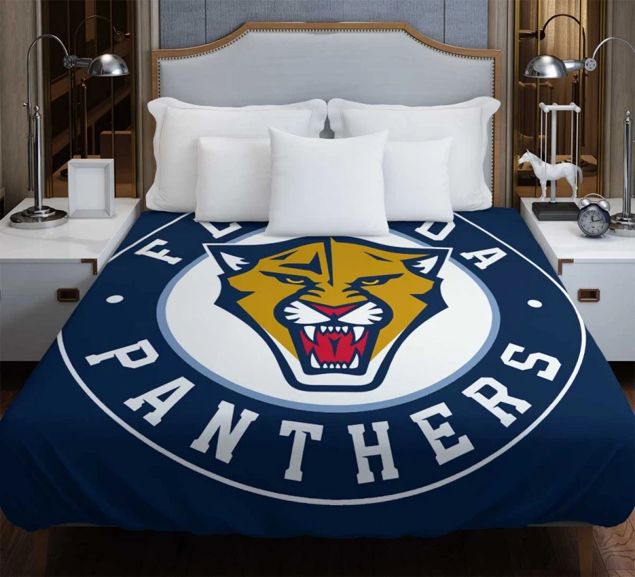 Florida Panthers Professional NHL Hockey Team Duvet Cover