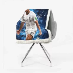 Football Player Raphael Varane  France Sherpa Fleece Blanket 2