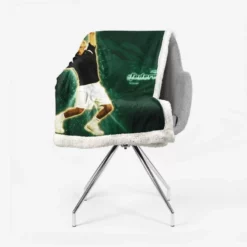 French Open Tennis Player Roger Federer Sherpa Fleece Blanket 2