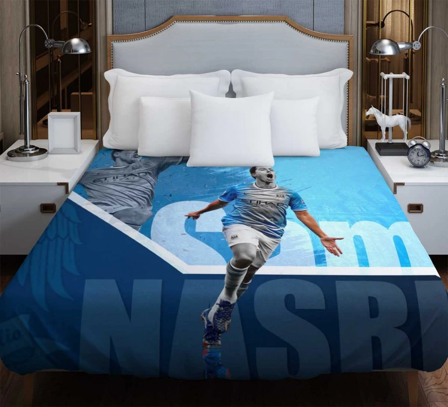 French Soccer Player Samir Nasri Duvet Cover