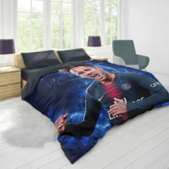 French Super Cup Soccer Player Neymar Duvet Cover 1