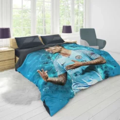 Gabriel Jesus Strong Man United Football Player Duvet Cover 1