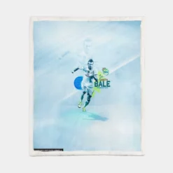 Gareth Bale  Officiel Real Madrid Football Player Sherpa Fleece Blanket 1