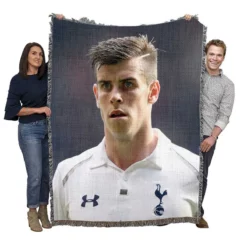 Gareth Bale Populer Welsh Soccer Player Woven Blanket