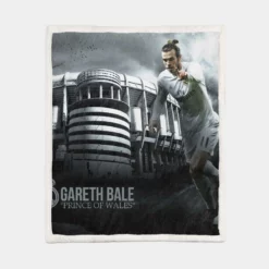 Gareth Bale Real Madrd Club World Cup Soccer Player Sherpa Fleece Blanket 1