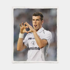 Gareth Bale Tottenham Hotspur F C Classic Soccer Player Sherpa Fleece Blanket 1