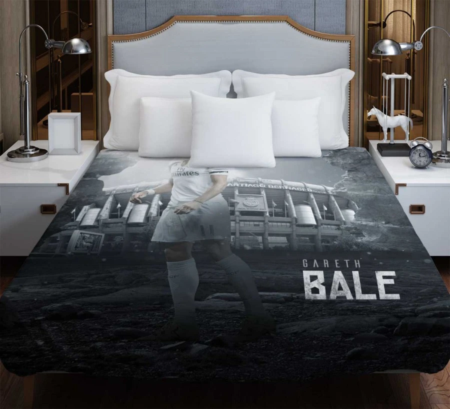 Gareth Bale UEFA Champions League Player Duvet Cover