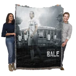 Gareth Bale UEFA Champions League Player Woven Blanket