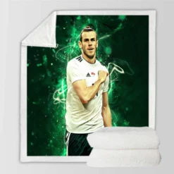 Gareth Frank Bale  Wales Football Player Sherpa Fleece Blanket