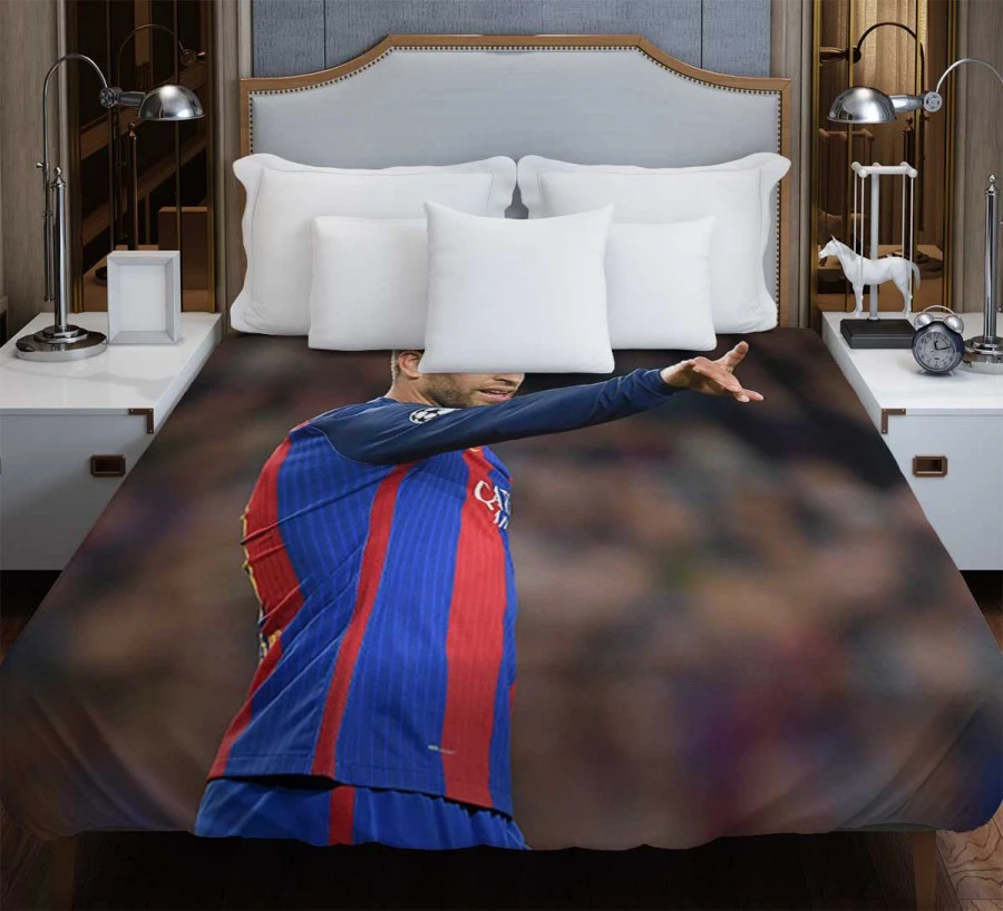 Gerard Pique Excellent Spanish Football Player Duvet Cover