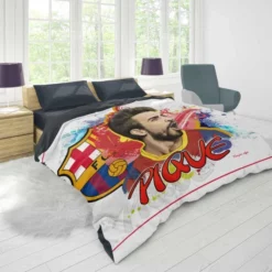 Gerard Pique Famous Barcelona Football Player Duvet Cover 1