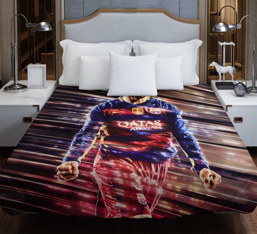 Gerard Pique La Liga Football Player Duvet Cover