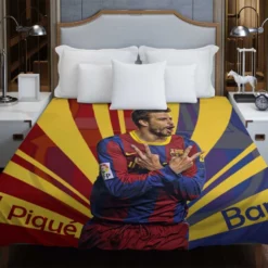 Gerard Pique Populer Barcelona Football Player Duvet Cover