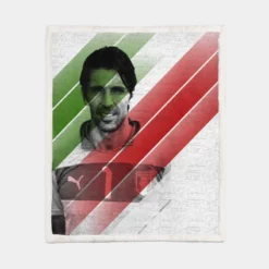 Gianluigi Buffon Awarded Serie A Football Player Sherpa Fleece Blanket 1