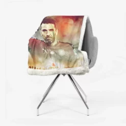 Gianluigi Buffon Classic Juventus Football Player Sherpa Fleece Blanket 2