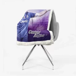 Gianluigi Buffon Energetic Italian Football Player Sherpa Fleece Blanket 2