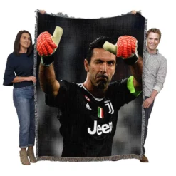 Gianluigi Buffon Excellent Juventus GoalKeeper Woven Blanket