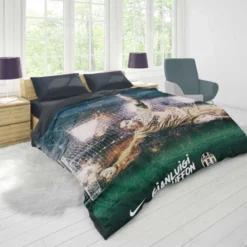 Gianluigi Buffon Exciting Juve Football GoalKeeper Duvet Cover 1