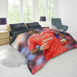 Gianluigi Buffon Strong Juventus Captain Duvet Cover 1