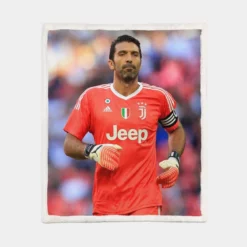 Gianluigi Buffon Strong Juventus Captain Sherpa Fleece Blanket 1