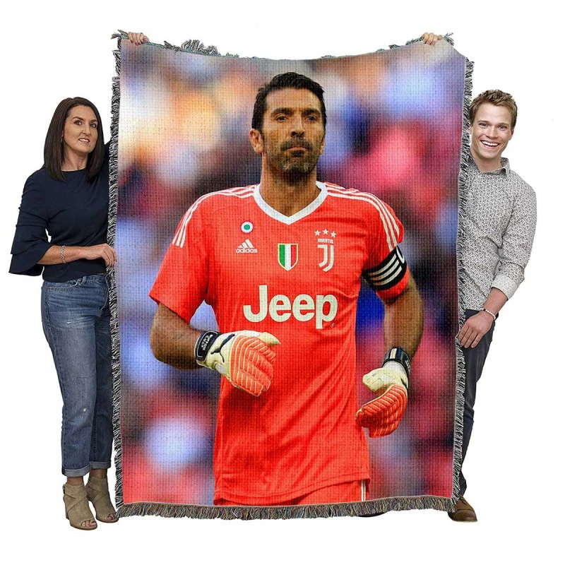 Gianluigi Buffon Strong Juventus Captain Woven Blanket