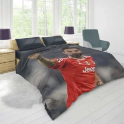 Gianluigi Buffon Top Ranked Juve Football Player Duvet Cover 1