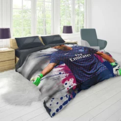 Gigi Buffon  Top Ranked PSG Football Player Duvet Cover 1