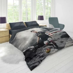 Goal driven Soccer Player Paulo Dybala Duvet Cover 1