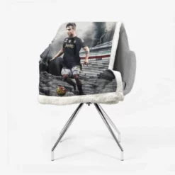 Goal driven Soccer Player Paulo Dybala Sherpa Fleece Blanket 2