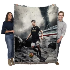 Goal driven Soccer Player Paulo Dybala Woven Blanket