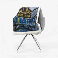 Gold Coast Titans Professional NRL Rugby Football Club Sherpa Fleece Blanket 2