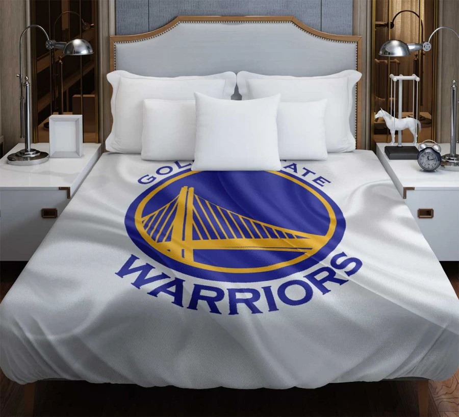 Golden State Warriors Active NBA Basketball Logo Duvet Cover