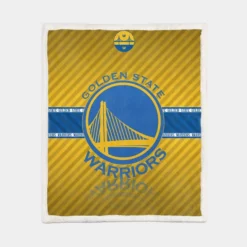 Golden State Warriors American Professional Basketball Team Sherpa Fleece Blanket 1