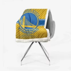 Golden State Warriors American Professional Basketball Team Sherpa Fleece Blanket 2