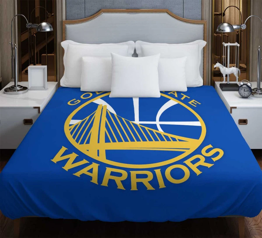 Golden State Warriors Exciting NBA Basketball Team Duvet Cover