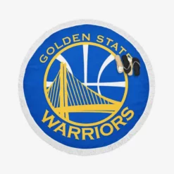 Golden State Warriors Exciting NBA Basketball Team Round Beach Towel