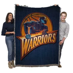 Golden State Warriors NBA Basketball team Woven Blanket