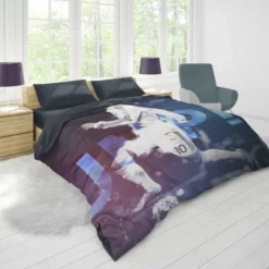 Graceful European Football Player Mesut Ozil Duvet Cover 1