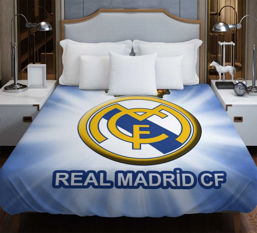 Graceful Football Club Real Madrid Duvet Cover