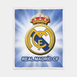 Graceful Football Club Real Madrid Sherpa Fleece Blanket 1