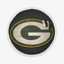 Green Bay Packers Popular NFL Football Club Round Beach Towel