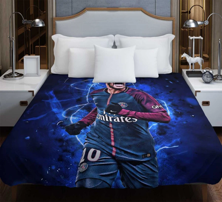 Hardy PSG Football Player Neymar Jr Duvet Cover