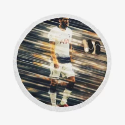 Harry Edward Kane English professional footballer Round Beach Towel