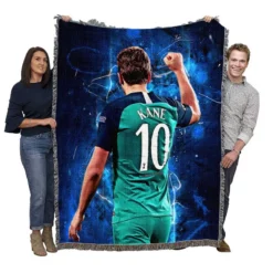 Harry Edward Kane Populer Tottenham Club Player Woven Blanket